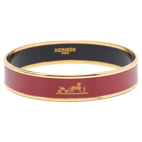 red bracelet hermes|hermes narrow enamel bracelet.